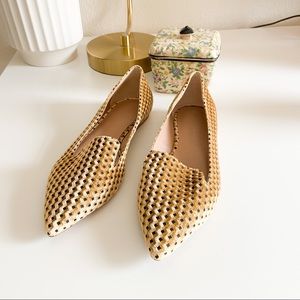 Anthropologie | Diamond Velvet Loafers Flats 7.5